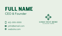 Natural Garden Leaves Business Card