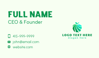 Gradient Green Apple Business Card