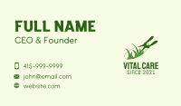 Green Grass Cutter  Business Card Image Preview