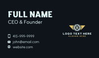 Wrench Auto Mechanic Business Card