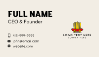 Fast Food Sausage  Business Card