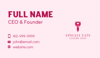 Pink Collar Job Business Card Image Preview