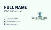 Bucket Cleaning Janitor Business Card