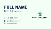 Bucket Cleaning Janitor Business Card