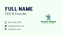 Bucket Cleaning Janitor Business Card Image Preview