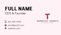 Red Letter T Business Card