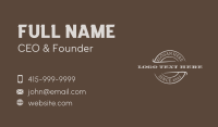 White Vintage Firm  Business Card