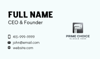 Professional Firm Letter P Business Card Image Preview