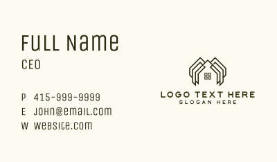 Residential Interior Designer Business Card