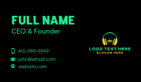 Music Audio Headphones Business Card