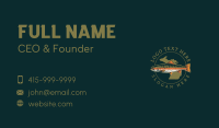 Trout Michigan Fish Business Card