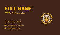 Skull Beer Mug Business Card Design