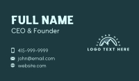 Mountain Peak Hiking Business Card Design