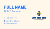 Comic Action Figure Business Card