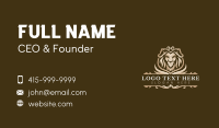 Lion Shield Royalty Business Card