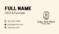 Monoline Entrance Gate  Business Card