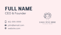 Beauty Hair Stylist Woman Business Card