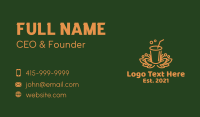 Fresh Orange Juice Drink Business Card