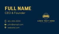 Sports Car Lettermark Business Card