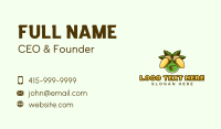 Greece Acorn Botanical Business Card