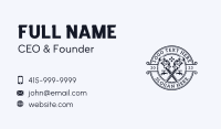 Blue Pipe Wrench Faucet Business Card
