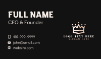 Luxe Crown Jewel Business Card