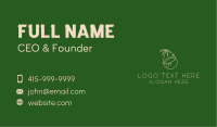 Coconut Oil Extract  Business Card