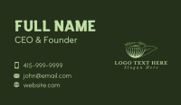 Organic Green Tea Cup Business Card