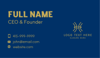 Company Letter H  Business Card