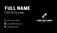 Lightning Bolt Thunder Business Card