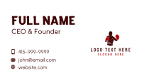 Professional Boxer Athlete Business Card