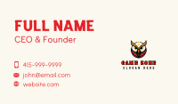 Owl Cyber Gaming  Business Card Image Preview