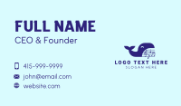 Blue Whale Musical Business Card