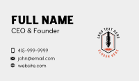 Engrave Business Card example 2