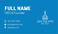 White Home Cleaning  Business Card