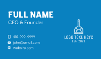 White Home Cleaning  Business Card