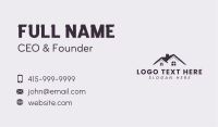 Chimney House Roofing Business Card