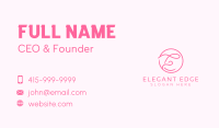 Elegant Salon Letter E Business Card Image Preview