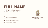 Motion Picture Business Card example 1