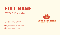 Sheriff Cowboy Hat Business Card