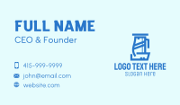 Blue Electric Kettle Business Card