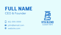 Blue Electric Kettle Business Card Image Preview