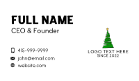Christmas Tree Decoration Business Card