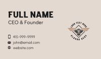 Mechanic Engine Wings Business Card