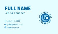 Blue Ocean Surf Business Card Design