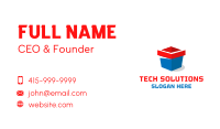 Open Box Package Business Card