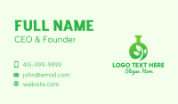 Green Eco Laboratory Business Card