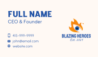 Blazing Fire Eye Business Card Image Preview