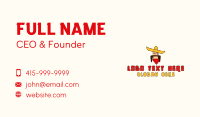 Mustache Sombrero Man Business Card Design