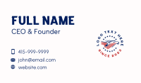 Eagle Patriotic Bird Business Card